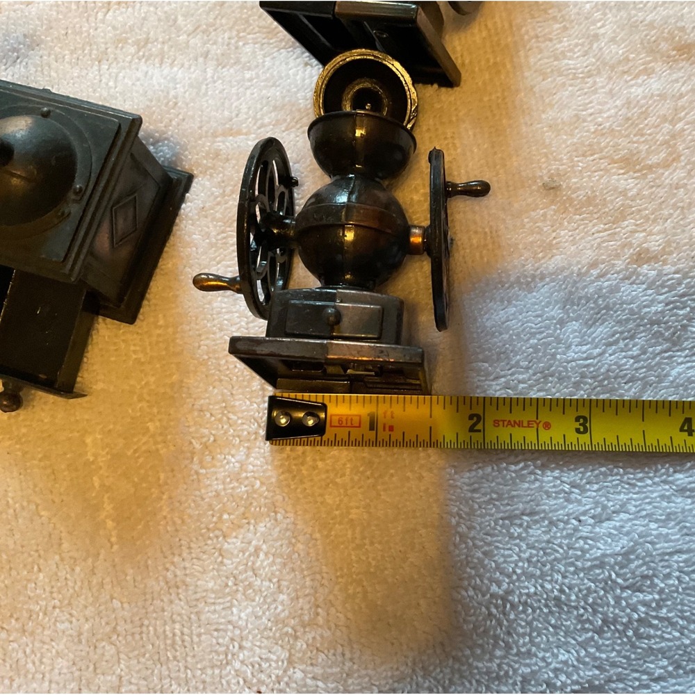 Lot 5 Die-Cast Pencil Sharpeners Minatures #9624 Coffee Mill, #8755 Grinder - Picture 5 of 10